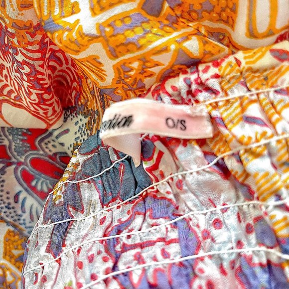 Devotion Pink Floral Silk & Lace Maxi Dress One Size - Picture 7 of 14